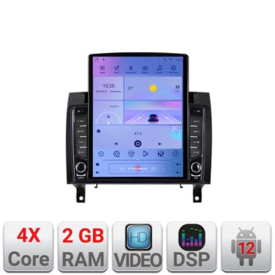 Navigatie Mercedes SLK 2004-2011 K-SLK ecran tip TESLA 9.7" cu Android Radio Bluetooth Internet GPS WIFI 2+32 DSP Quad - imagine 5