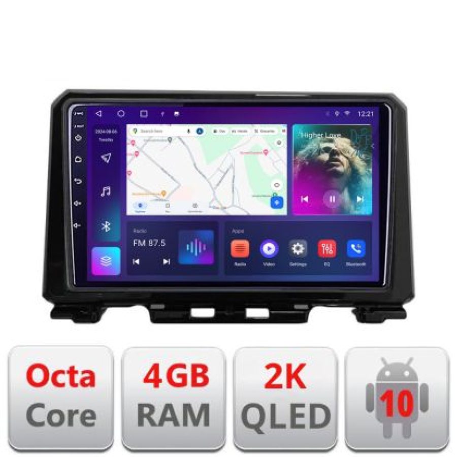Navigatie Suzuki Jimny 2018- C-JIMNY Android Octa Core Ecran 2K QLED GPS 4G 4+32GB 360 KIT-JIMNY+EDT-E409-2K - imagine 4