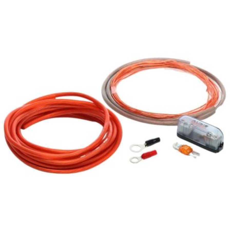 Audio System Set de cabluri de alimentare de înaltă calitate OFC 10mm² 5m roșu + 1m antracit - imagine 4