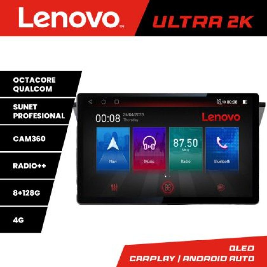 Navigatie VW Tiguan 2016- N-5883 ecran 13" 2K 8+128 Android Waze USB Navigatie 4G 360 Toslink Youtube Radio KIT - imagine 4