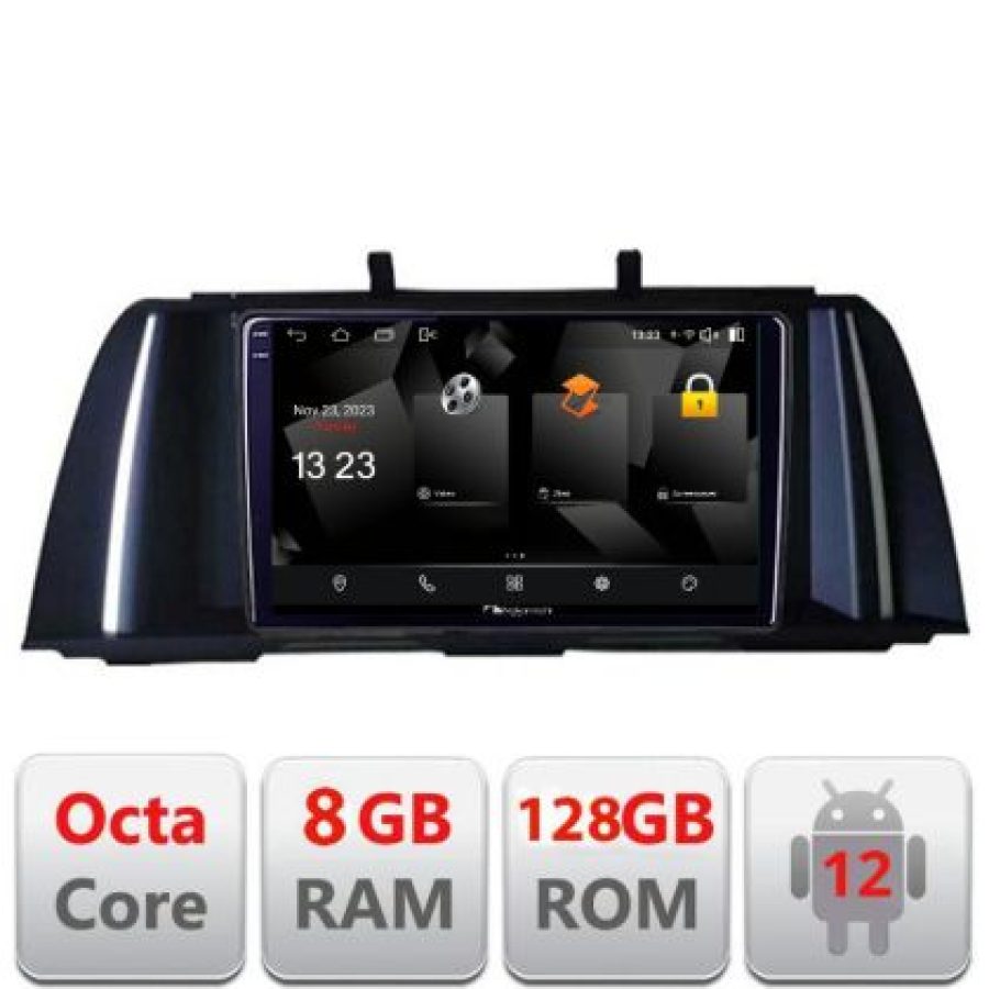 Navigatie Seria 5 F10 2010-2012 CIC Android Octa Core Qualcomm 2K Qled 8+128 DTS DSP 360 4G Optical - imagine 3