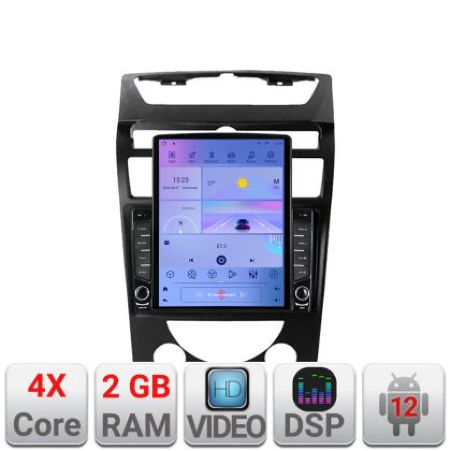 Navigatie Ssang Yong Rexton 2006-2013 K- rexton07 ecran tip TESLA 9.7" cu Android Radio Bluetooth Internet GPS WIFI 2+ - imagine 5