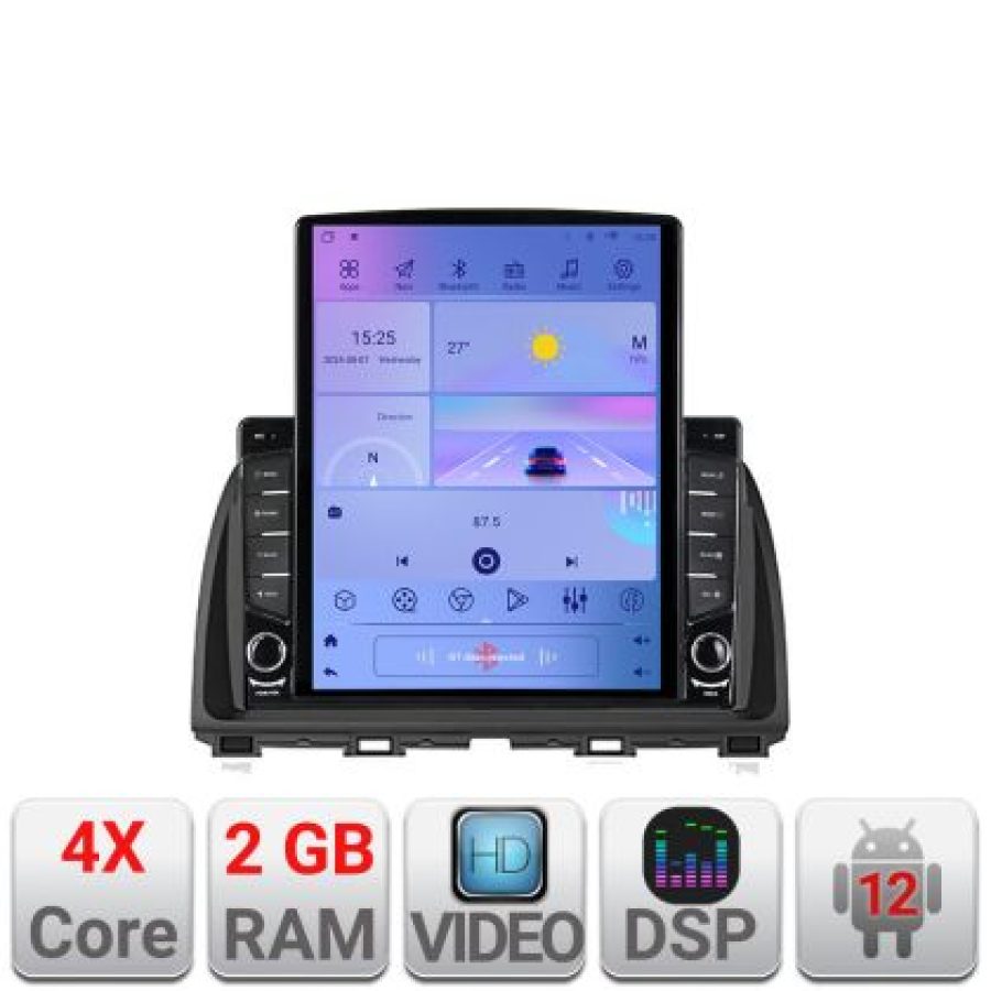 Navigatie MAZDA CX-5 2012- Manual K-212 ecran tip TESLA 9.7" cu Android Radio Bluetooth Internet GPS WIFI 2+32 DSP Qua - imagine 5