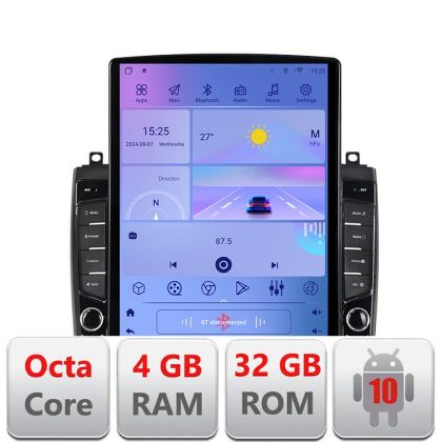 Navigatie Cadillac CTS intre anii 2003-2007 Android radio gps internet Octa Core 4+64 LTE Kit-CTS+EDT-E710 - imagine 5