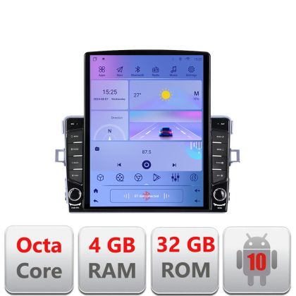 Navigatie Toyota Verso 2010-2016 G-133 ecran tip TESLA 9.7" cu Android Radio Bluetooth Internet GPS WIFI 4+32GB DSP 4G - imagine 5