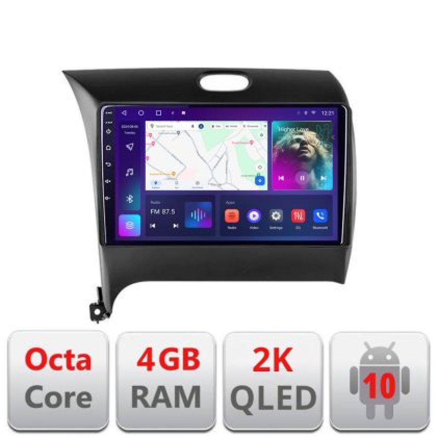 Navigatie Kia Cerato 2013-2017 C-1562 Android Octa Core Ecran 2K QLED GPS 4G 4+32GB 360 KIT-1562+EDT-E409-2K - imagine 4