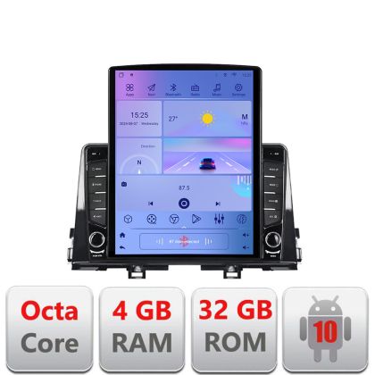 Navigatie Kia Picanto 2016- G-2217 ecran tip TESLA 9.7" cu Android Radio Bluetooth Internet GPS WIFI 4+32GB DSP 4G Oct - imagine 5