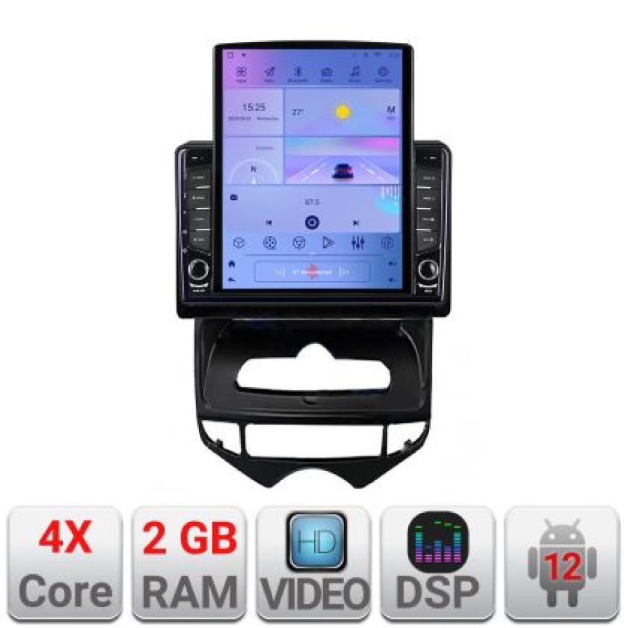 Navigatie HHyundai IX20 2010-2019 Android radio gps internet quad core 2+32 ecran vertical 9.7" kit-ix20-automatic+EDT-E708 - imagine 5