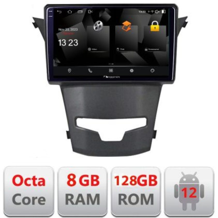 Navigatie Ssangyong Korando 2014-2019 5960Pro-1159 Android Octa Core Qualcomm 2K Qled 8+128 DTS DSP 360 4G Optical - imagine 3