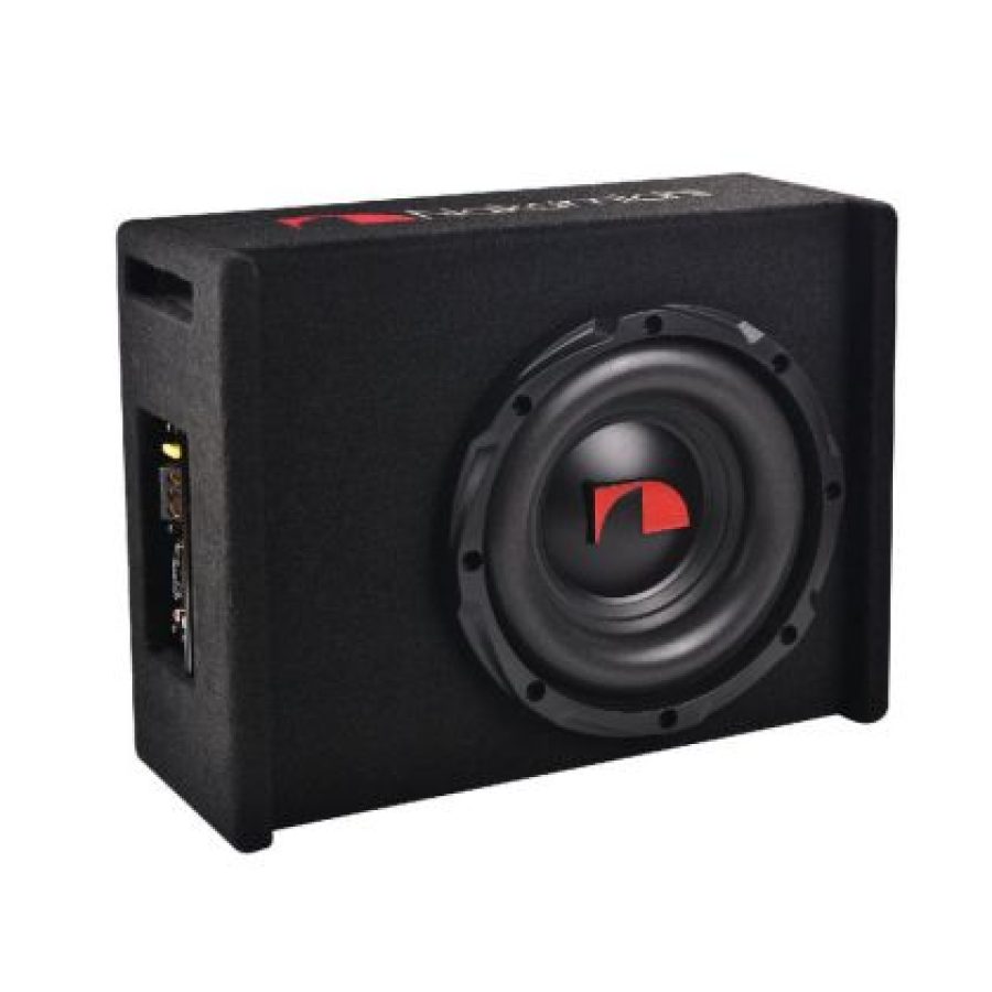 Subwoofer auto activ Nakamichi NBX25M 10" ,1000W max, 150 Watts rms + KIT CABLURI - imagine 2