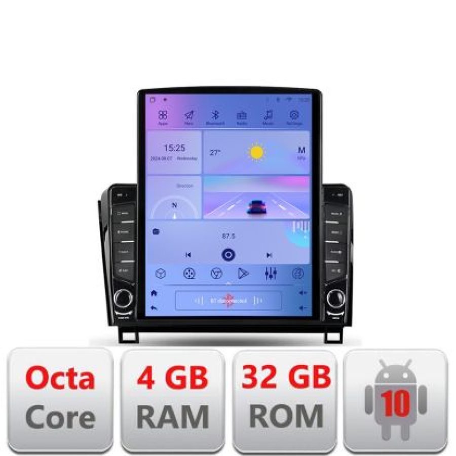 Navigatie Toyota Tundra 2007-2013 Android radio bluetooth internet DSP 8Core 4GB ram tesla style 9.7" - imagine 5