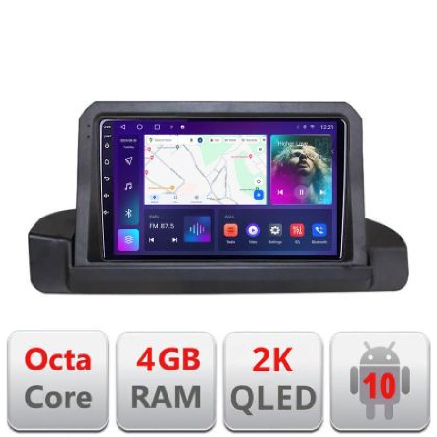 Navigatie BMW Seria 3 E90 fara ecran de fabrica Android Octa Core Ecran 2K QLED GPS 4G 4+32GB 360 KIT-e90+EDT-E409-2K - imagine 4
