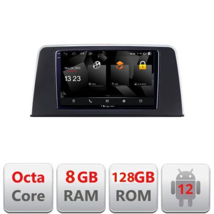 Navigatie BMW Seria 3 F30 2012-2016 Android Octa Core Qualcomm 2K Qled 8+128 DTS DSP 360 4G Optical - imagine 3