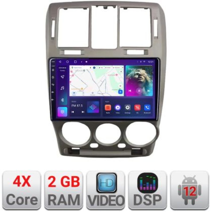 Navigatie HHyundai Getz 2002-2010 Android radio gps internet 2+32 kit-getz+EDT-E209 - imagine 4