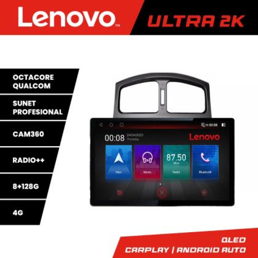 Navigatie HHyundai Santa Fe 2000-2006 ecran 13" 2K 8+128 Android Waze USB Navigatie 4G 360 Toslink Youtube Radio - imagine 4