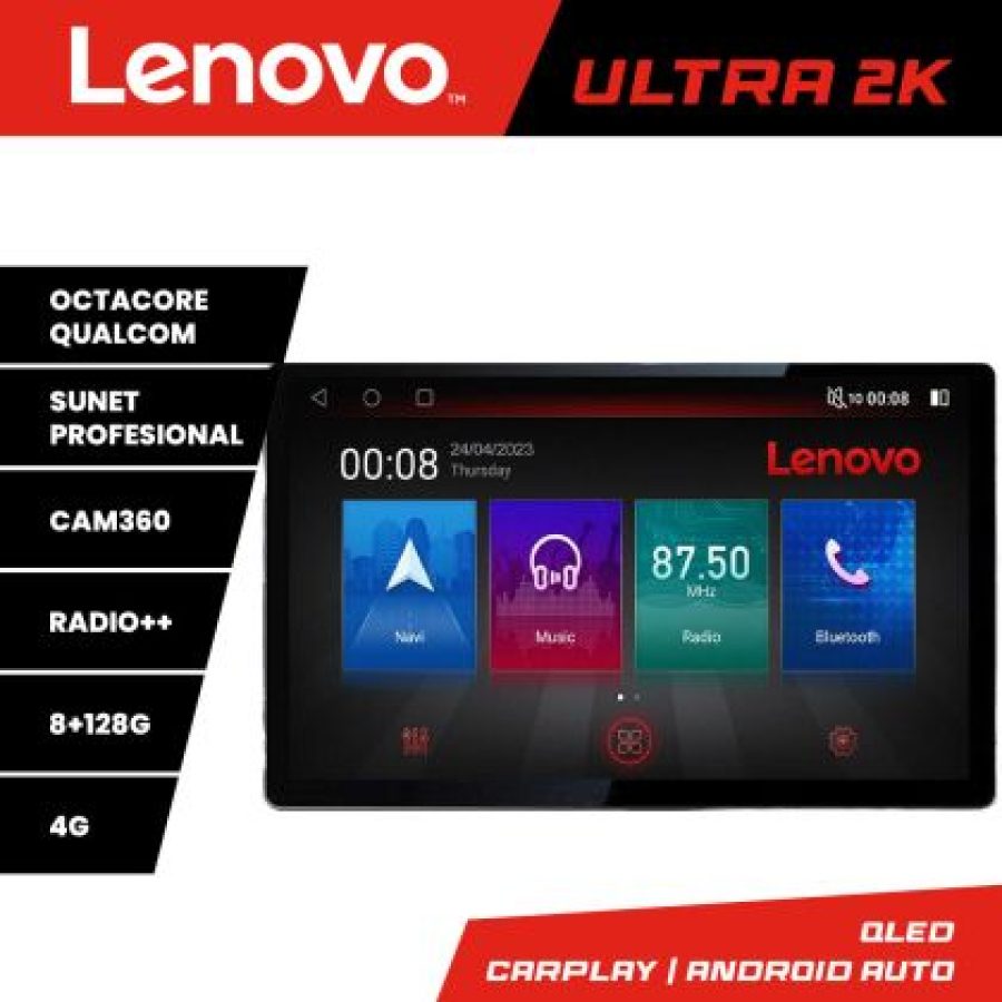 Navigatie Seat Arona ecran 13" 2K 8+128 Android Waze USB Navigatie 4G 360 Toslink Youtube Radio kit-arona+EDT-E - imagine 4