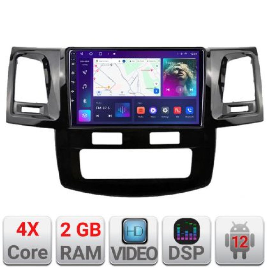 Navigatie Toyota Hilux 2008-2014 A-143  2+32 GB Android Waze USB Navigatie Internet Youtube Radio - imagine 4