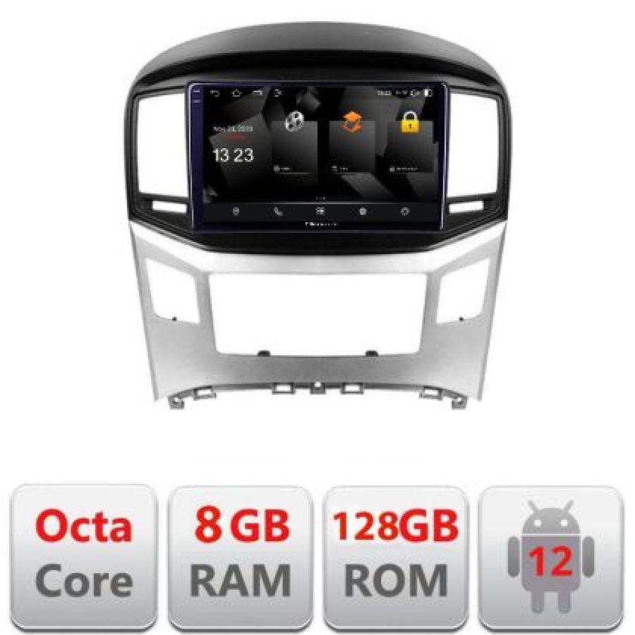 Navigatie HHyundai H1 Starex 2016- 5960Pro-H1 Android Octa Core Qualcomm 2K Qled 8+128 DTS DSP 360 4G Optical - imagine 3