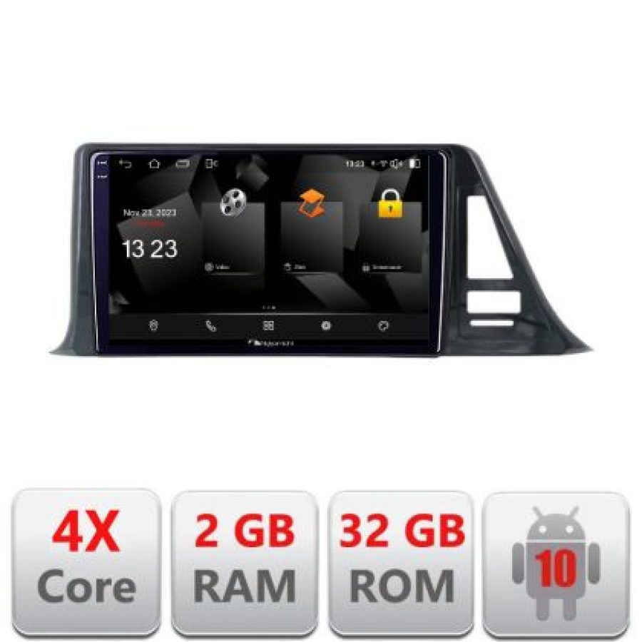 Navigatie Toyota CH-R low 5230-CH-R-A Android Ecran 720P Quad Core 2+32 carplay android auto - imagine 3