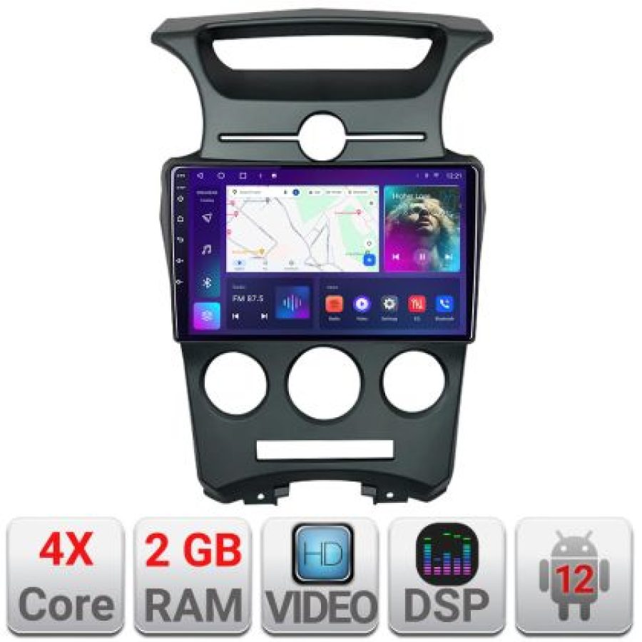 Navigatie Kia Carens 2006-2012 clima automata Android radio gps internet 2+32 KIT-carens-2006+EDT-E209 - imagine 4