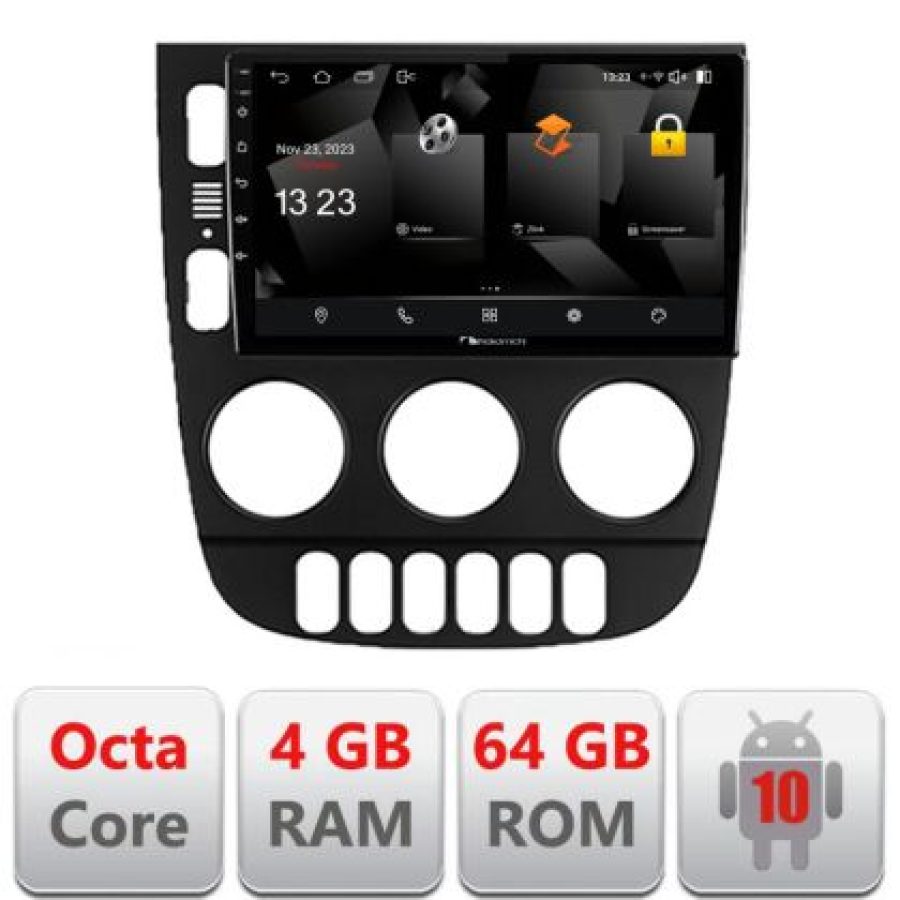 Navigatie Mercedes ML W163 1998-2005 Android radio gps internet quad core 4+64 carplay android auto - imagine 3