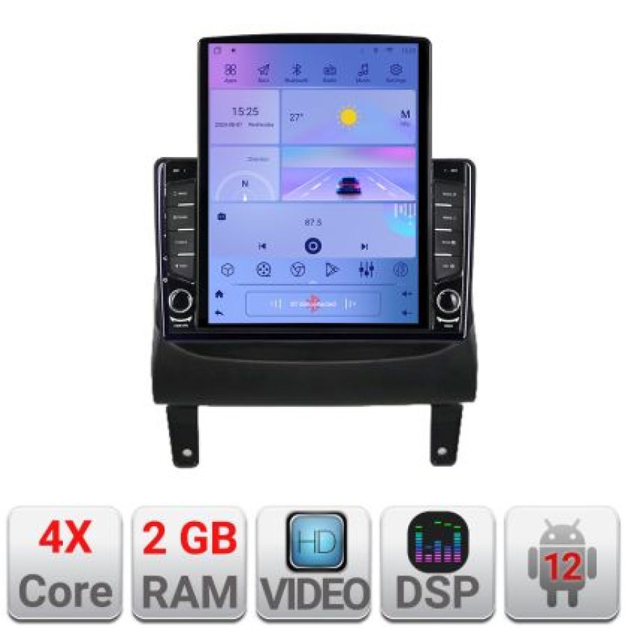 Navigatie Opel Meriva 2010-2017 Android radio gps internet quad core 2+32 ecran vertical 9.7" KIT-meriva+EDT-E708 - imagine 5