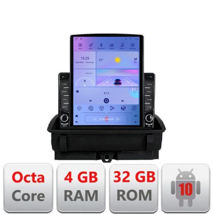 Navigatie Audi Q3 2011-2018 Android radio gps internet Octa Core 4+64GB 9.7" tip Tesla LTE Kit-q3+EDT-E709 - imagine 5