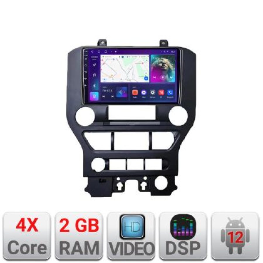 Navigatie Ford Mustang 2015-2020 A-MUSTANG  2+32 GB Android Waze USB Navigatie Internet Youtube Radio - imagine 4