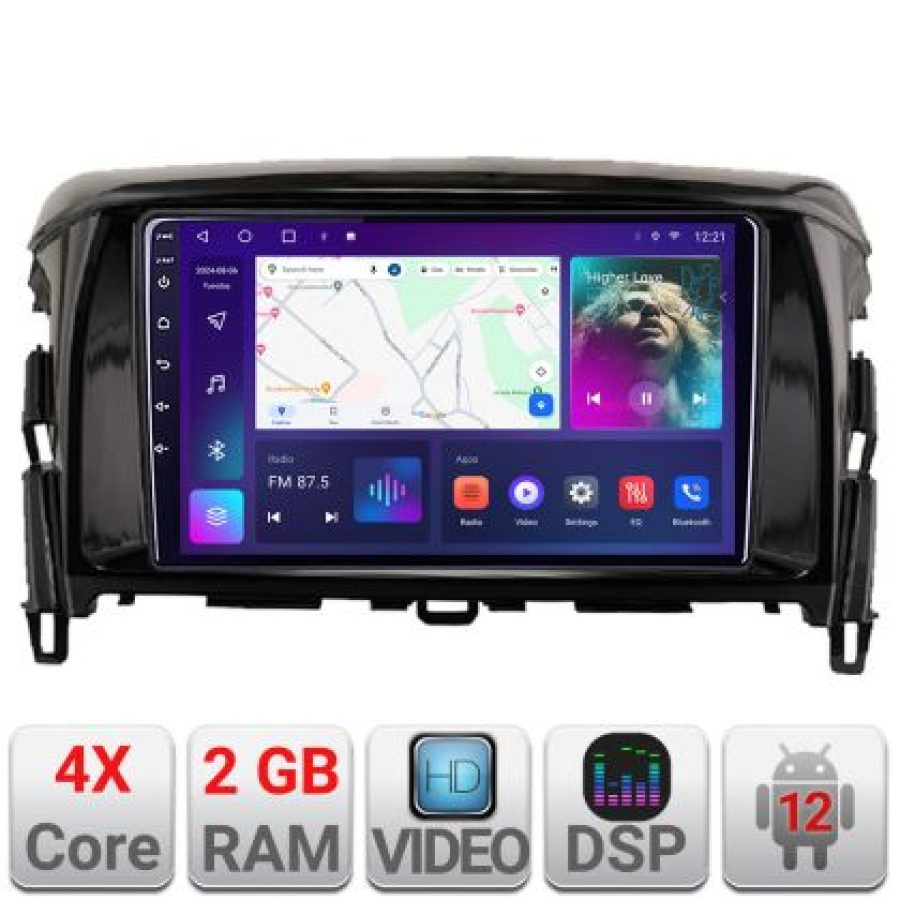 Navigatie Mitsubishi Eclipse Cross 2017- Android radio gps internet 2+32 Kit-cross-eu+EDT-E209V2 - imagine 4