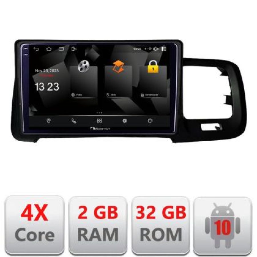 Navigatie Volvo S60 2014-2018 sistem Sensus Connect 5230-s60-14 Android Ecran 720P Quad Core 2+32 carplay android auto - imagine 3