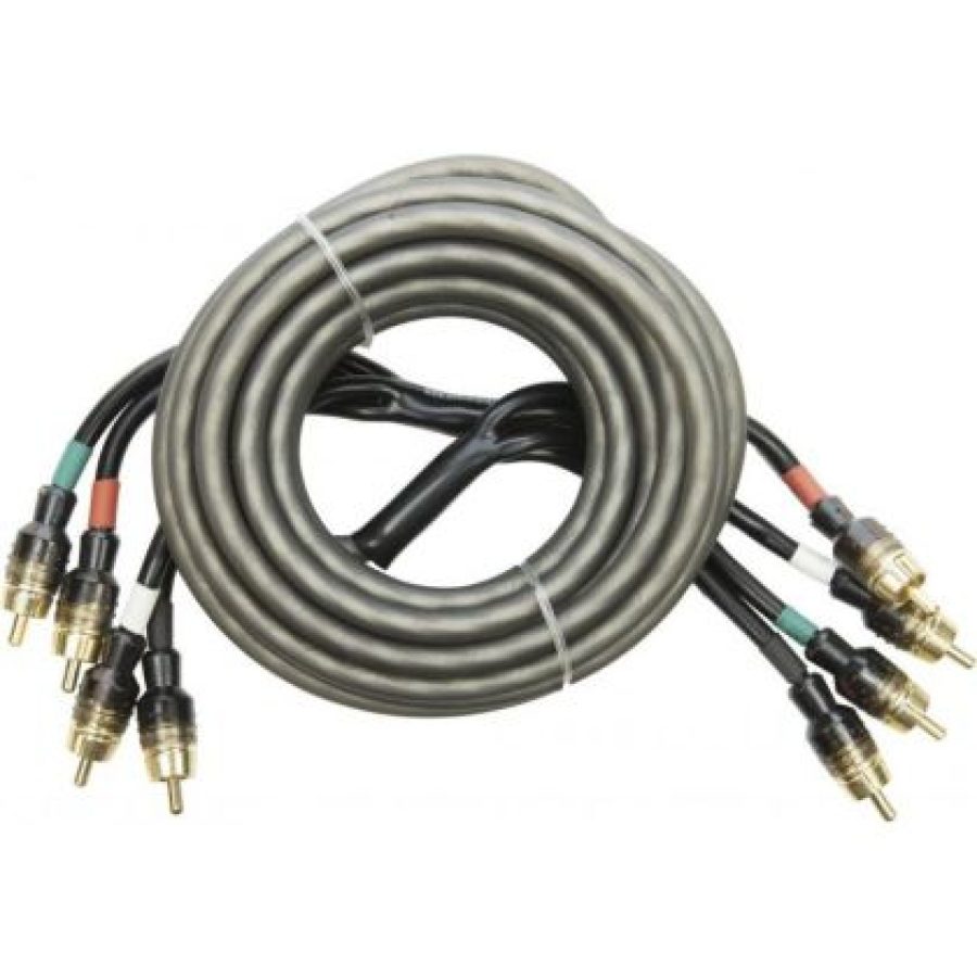 Cablu RCA de inalta performanta  Cablu RCA OFC de 5000 mm  cu 4 mufe conectare RCA Audio System German Soud - imagine 3