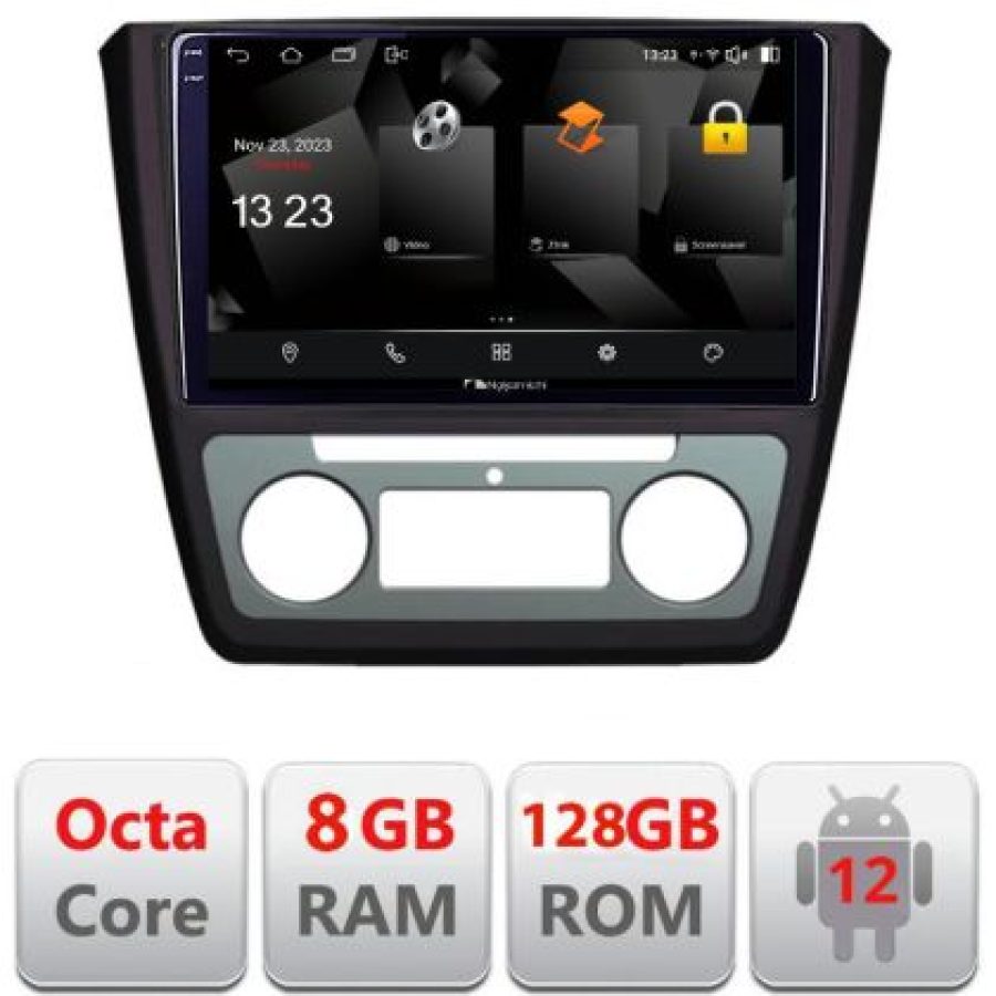 Navigatie Skoda Yeti 2009-2014 5960Pro-YETI Android Octa Core Qualcomm 2K Qled 8+128 DTS DSP 360 4G Optical - imagine 3