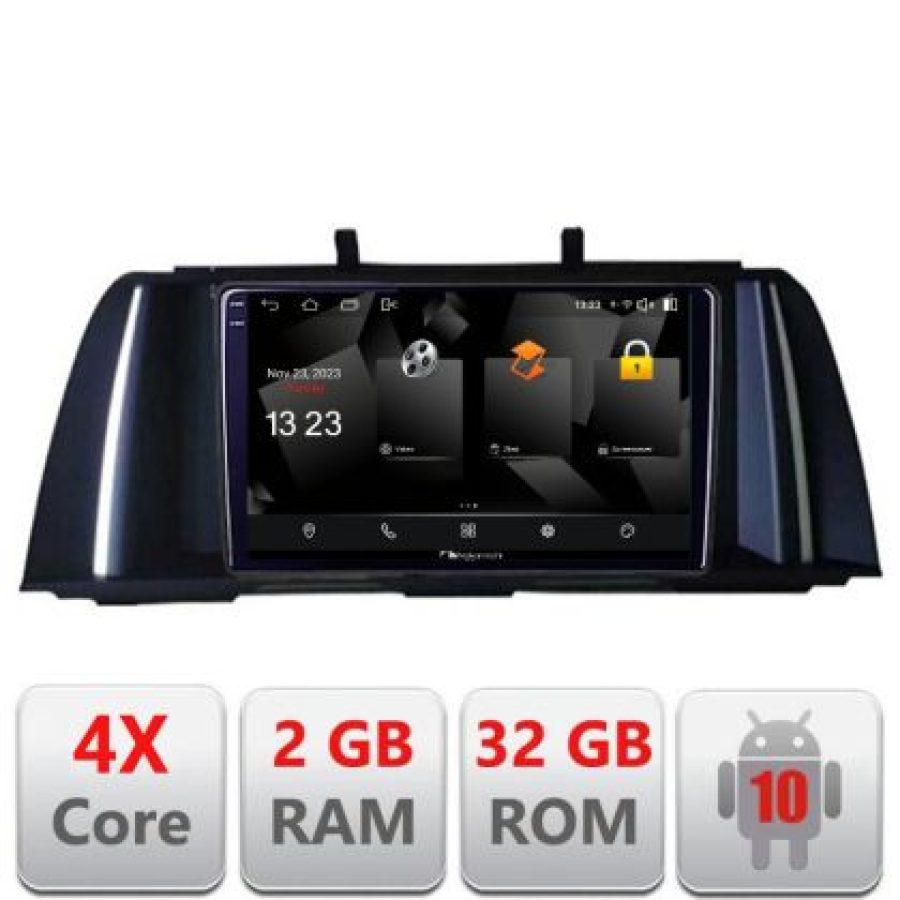 Navigatie Seria 5 F10 2010-2012 CIC Android Ecran 720P Quad Core 2+32 carplay android auto - imagine 3