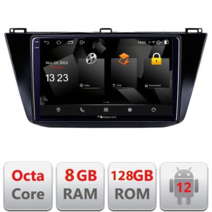 Navigatie VW Tiguan 2016- 5960Pro-5883 Android Octa Core Qualcomm 2K Qled 8+128 DTS DSP 360 4G Optical - imagine 3