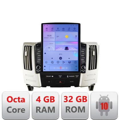 Navigatie Lexus RX300 2003-2008 Android radio gps internet Octa Core 4+64 LTE Kit-RX300+EDT-E709 - imagine 5