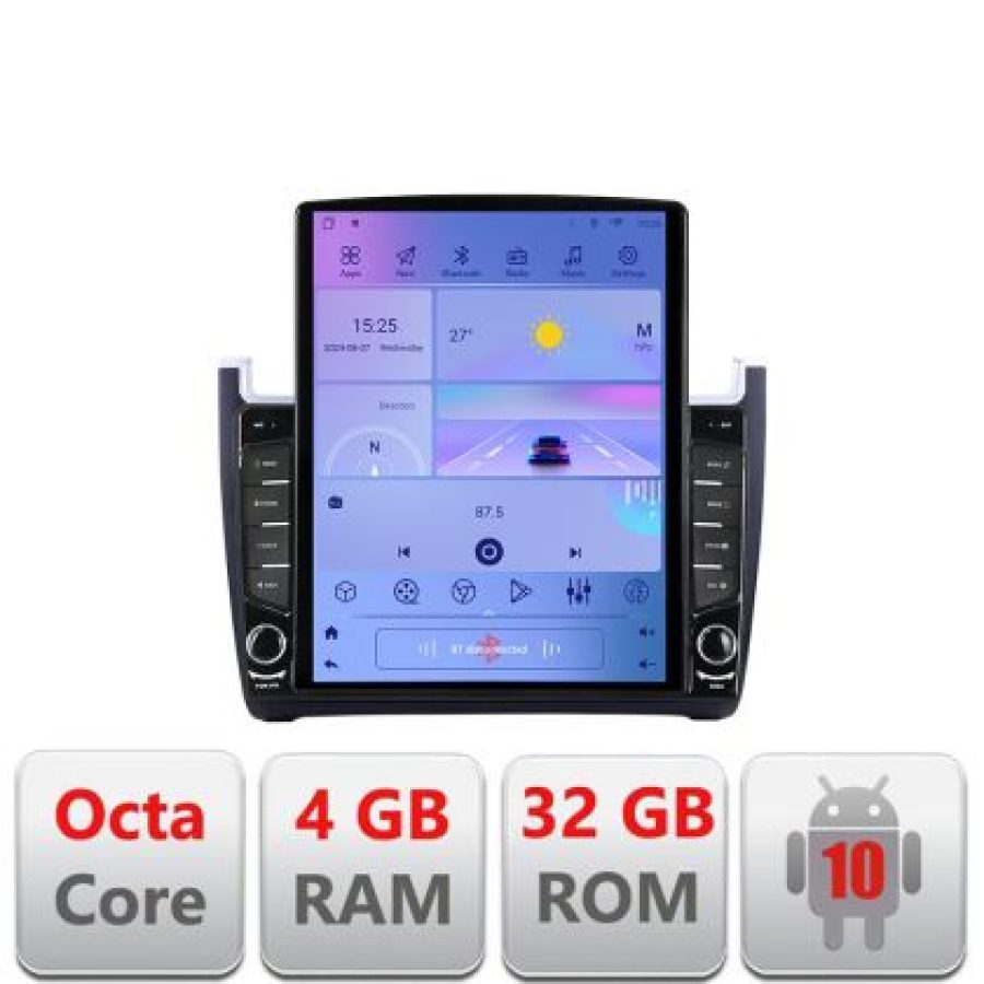 Navigatie VW Polo 2014- G-655 ecran tip TESLA 9.7" cu Android Radio Bluetooth Internet GPS WIFI 4+32GB DSP 4G Octa Cor - imagine 5