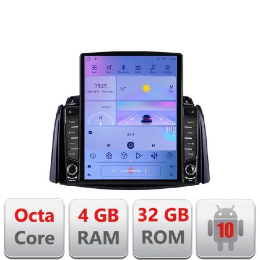 Navigatie Renault Koleos 2009-2016 G-KOLEOS ecran tip TESLA 9.7" cu Android Radio Bluetooth Internet GPS WIFI 4+32GB D - imagine 5