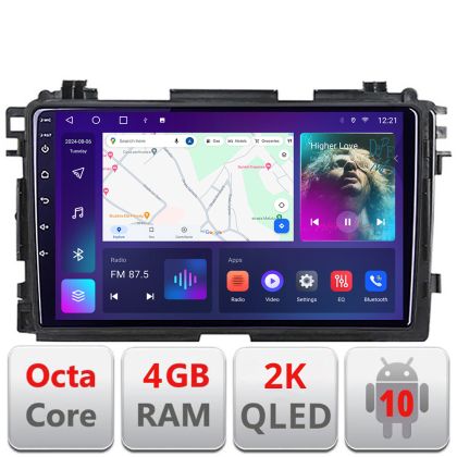 Navigatie Honda HR-V 2013-2018 Android Octa Core Ecran 2K QLED GPS 4G 4+32GB 360 KIT-hr-v+EDT-E409-2K - imagine 4