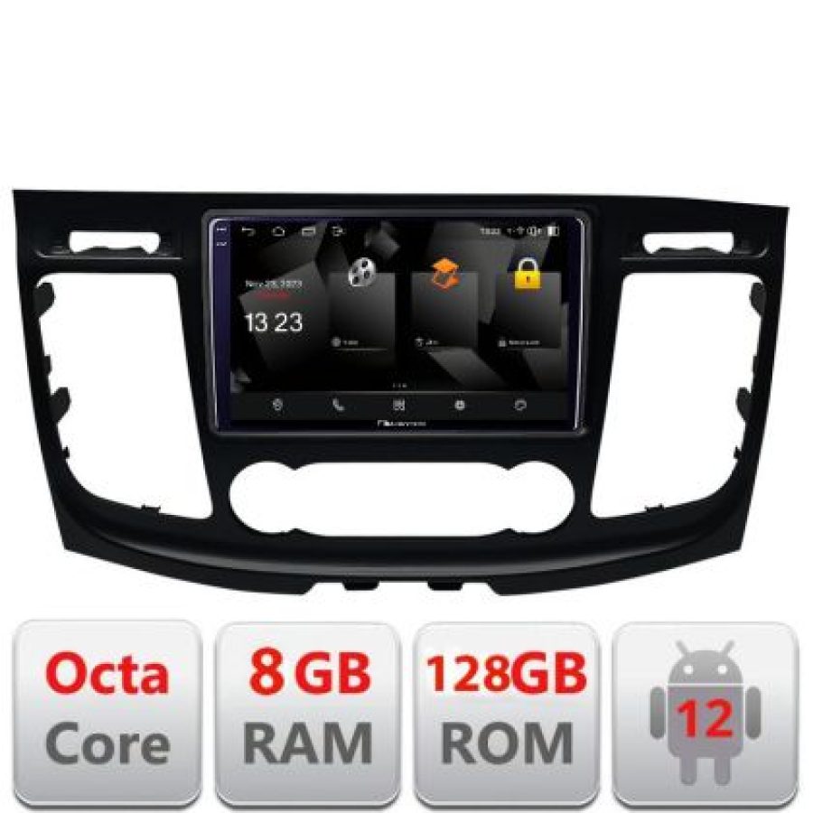 Navigatie Ford Transit 2019- varianta ecran de fabrica Android Octa Core Qualcomm 2K Qled 8+128 DTS DSP 360 4G Optical - imagine 3