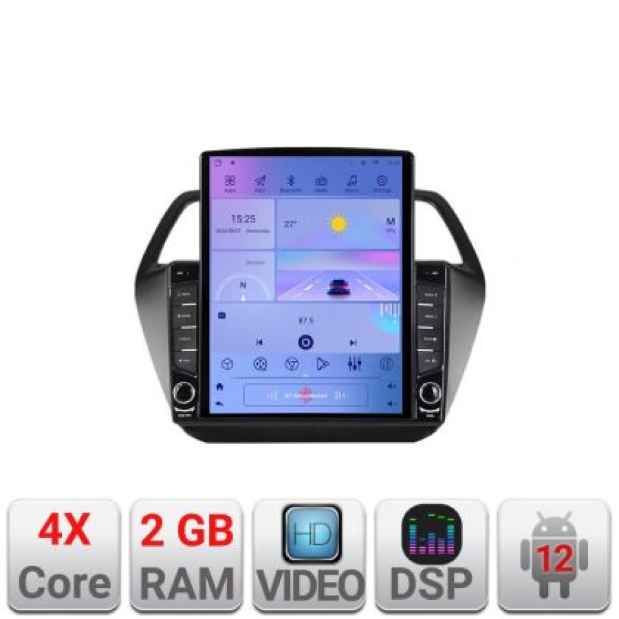 Navigatie Suzuki S-Cross K-337 ecran tip TESLA 9.7" cu Android Radio Bluetooth Internet GPS WIFI 2+32 DSP Quad Core - imagine 5