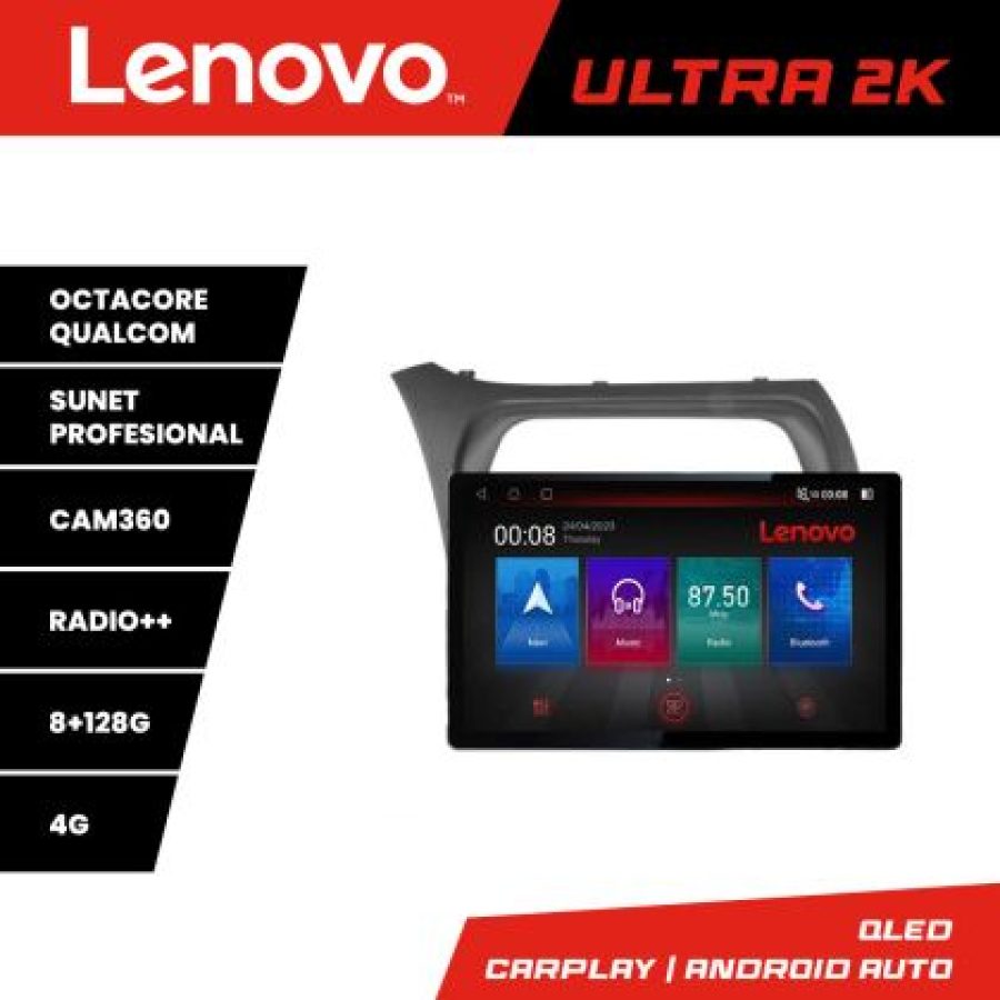 Navigatie Honda Civic Hatchback 2006-2012 N-hatchback ecran 13" 2K 8+128 Android Waze USB Navigatie 4G 360 Tosl - imagine 4