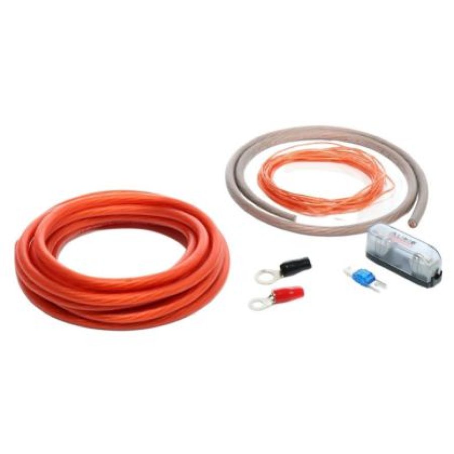 Audio System Set de cabluri de alimentare de înaltă calitate OFC 20mm² 5m roșu + 1m antracit - imagine 4