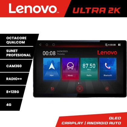 Navigatie Fiat ducato 2022- N-DUCATO, Ecran 2K QLED 13",Octacore,8Gb RAM,128Gb Hdd,4G,360,DSP,Carplay,Bluetooth - imagine 4