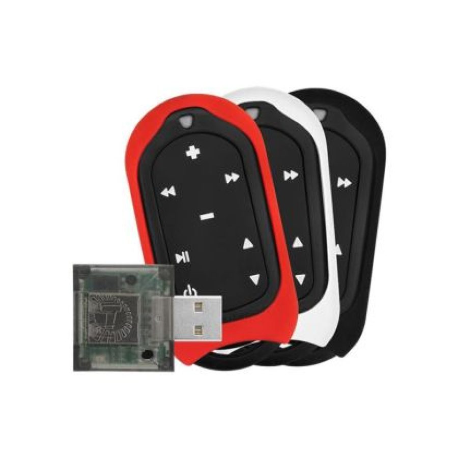 TELECOMANDA DE LUNGA DISTANTA PENTRU SISTEME  MEDIA AUTO ALB - imagine 2