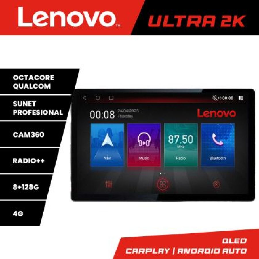 Navigatie Toyota Auris 2007-2013 N-auris-2013 ecran 13" 2K 8+128 Android Waze USB Navigatie 4G 360 Toslink Yout - imagine 4