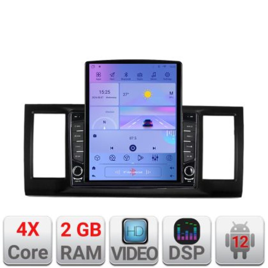 Navigatie VW Caravelle 2015- K-caravelle ecran tip TESLA 9.7" cu Android Radio Bluetooth Internet GPS WIFI 2+32 DSP Qu - imagine 5