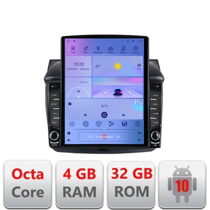 Navigatie Mitsubishi L200 2006-2014 G-094 ecran tip TESLA 9.7" cu Android Radio Bluetooth Internet GPS WIFI 4+32GB DSP - imagine 5