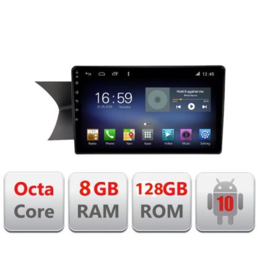 Navigatie Mercedes C W204 NTG4.5 2012-2015 Octa Core cu Android Radio Bluetooth Internet GPS WIFI DSP 8+128GB 4G Kit-w - imagine 3