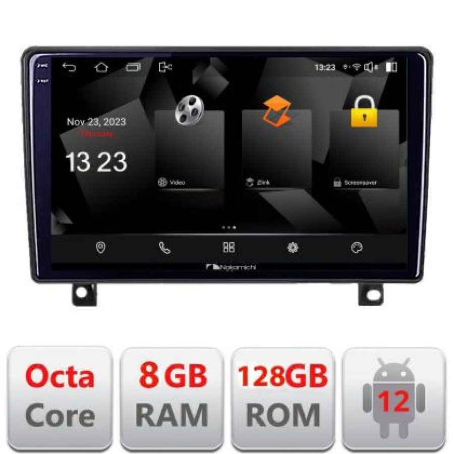 Navigatie Opel Astra H 2006-2015 Android Octa Core Qualcomm 2K Qled 8+128 DTS DSP 360 4G Optical - imagine 3