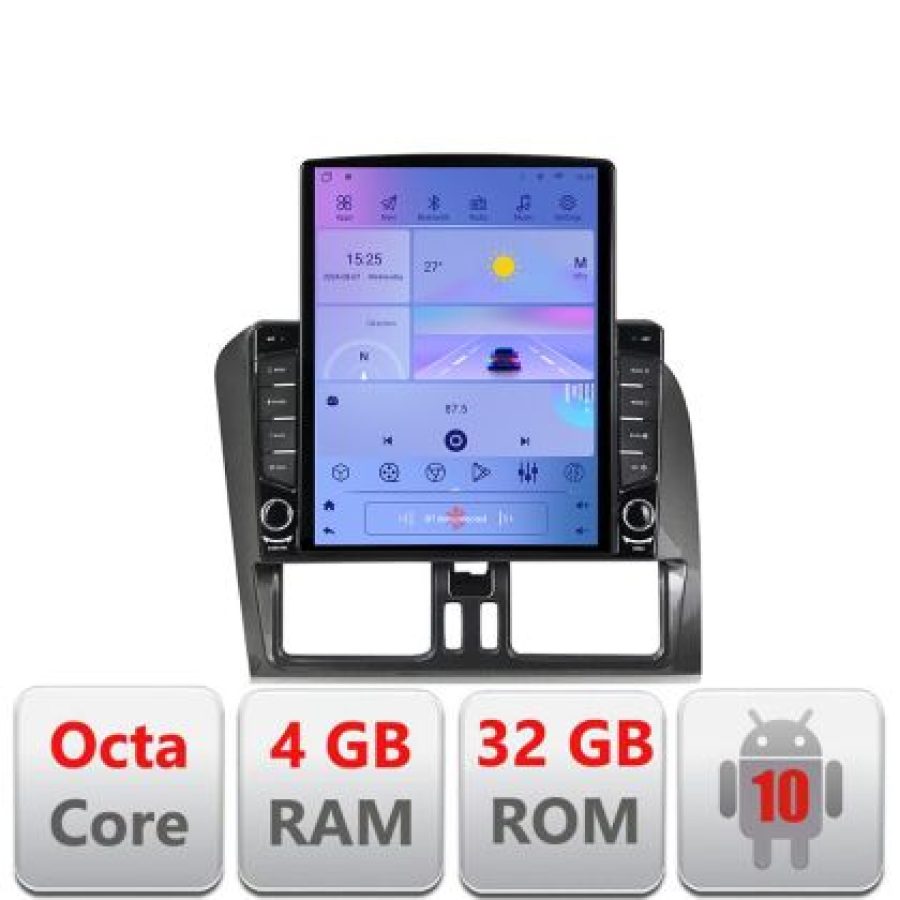 Navigatie dedicata Volvo XC60 2014-2018 cu sistem Sensus Connect G-272-14 ecran tip TESLA 9.7" cu Android Radio Bluetooth Inter - imagine 6
